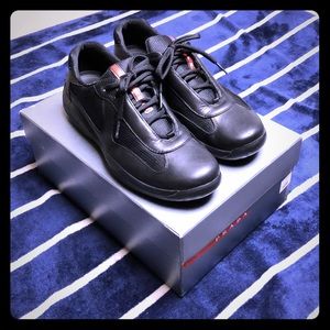 Prada Shoes Black American Cup 8.5